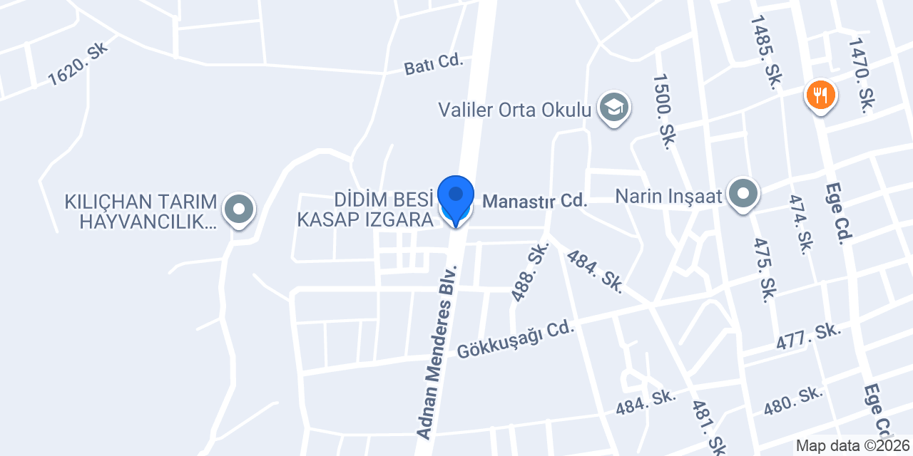 DİDİM BESİ KASAP IZGARA konumu