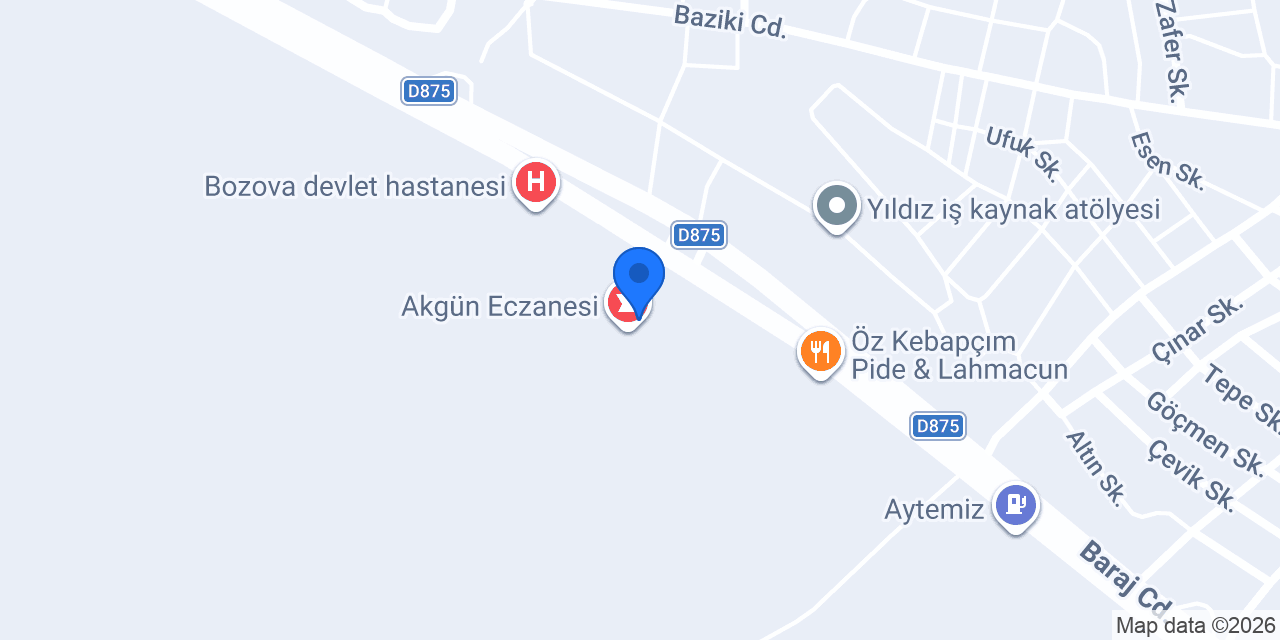 Dicle Eczanesi konumu