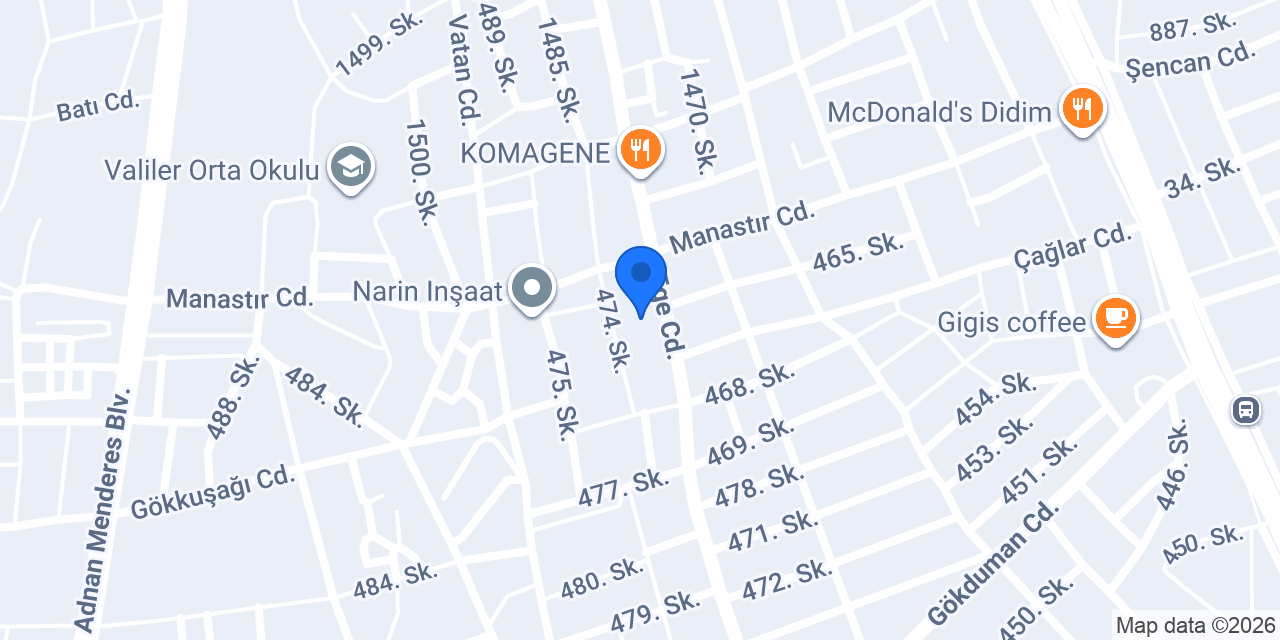 Çağlak inşaat konumu