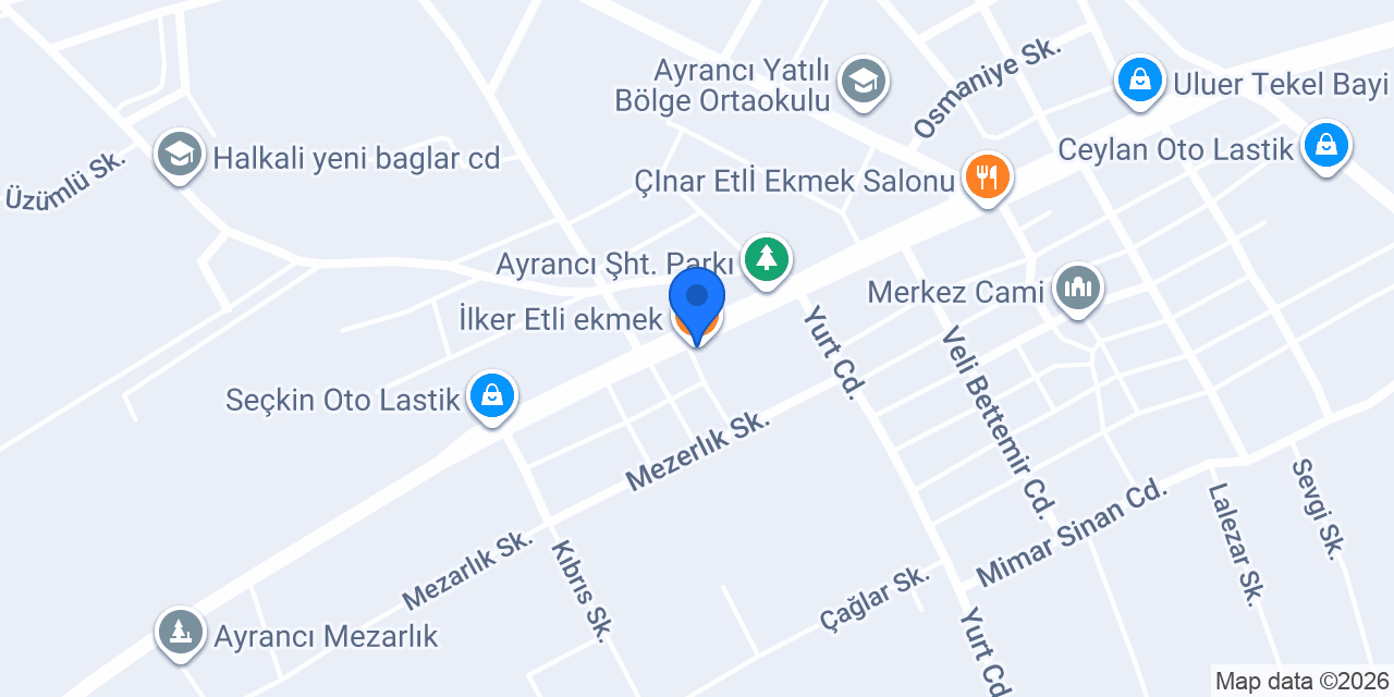 İlker Etli ekmek konumu