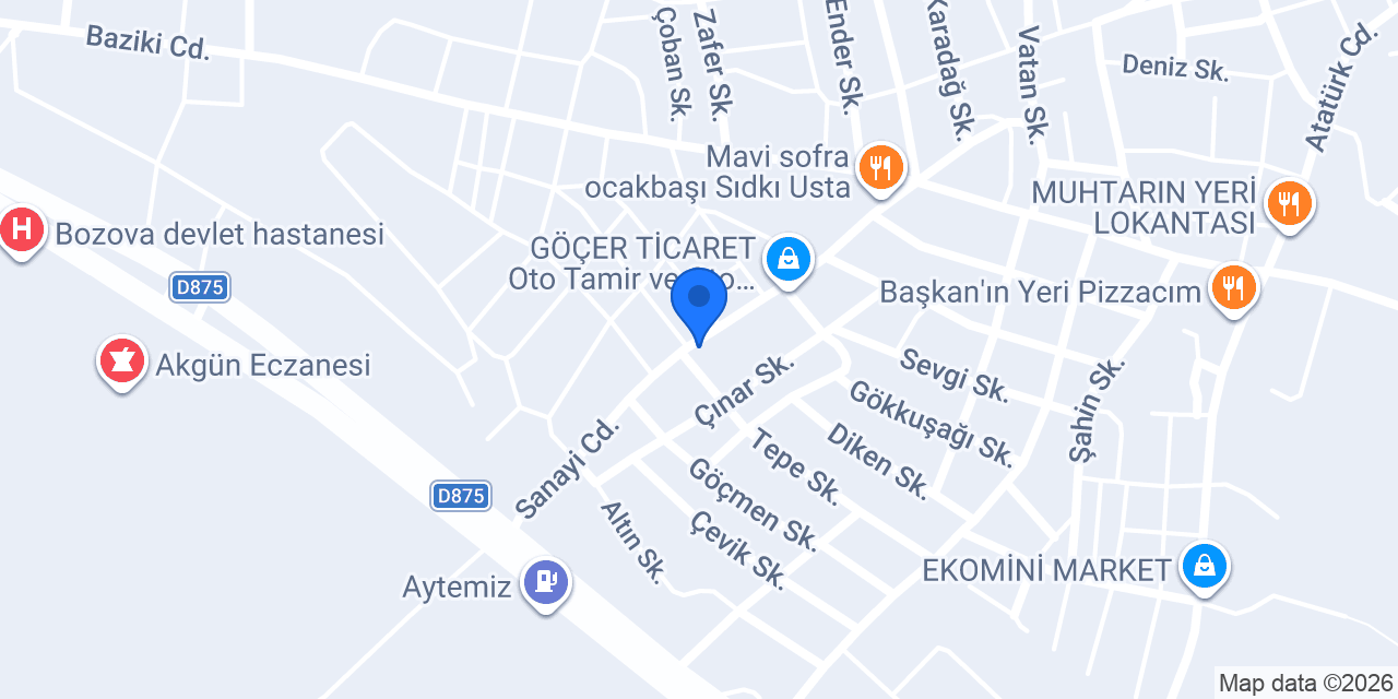 Barış Mobilya & Dekorasyon konumu