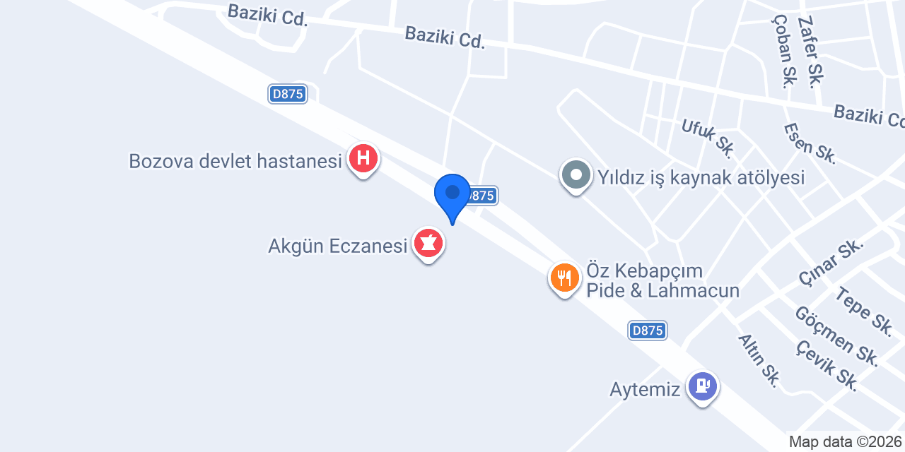 Hayat Eczanesi konumu