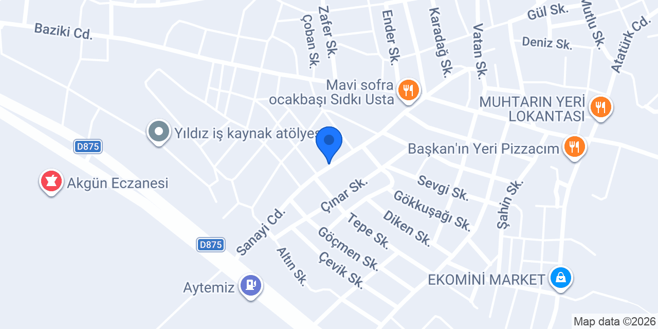 Güven elektrik konumu