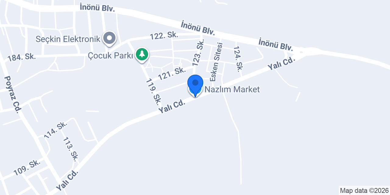Nazlım Market konumu