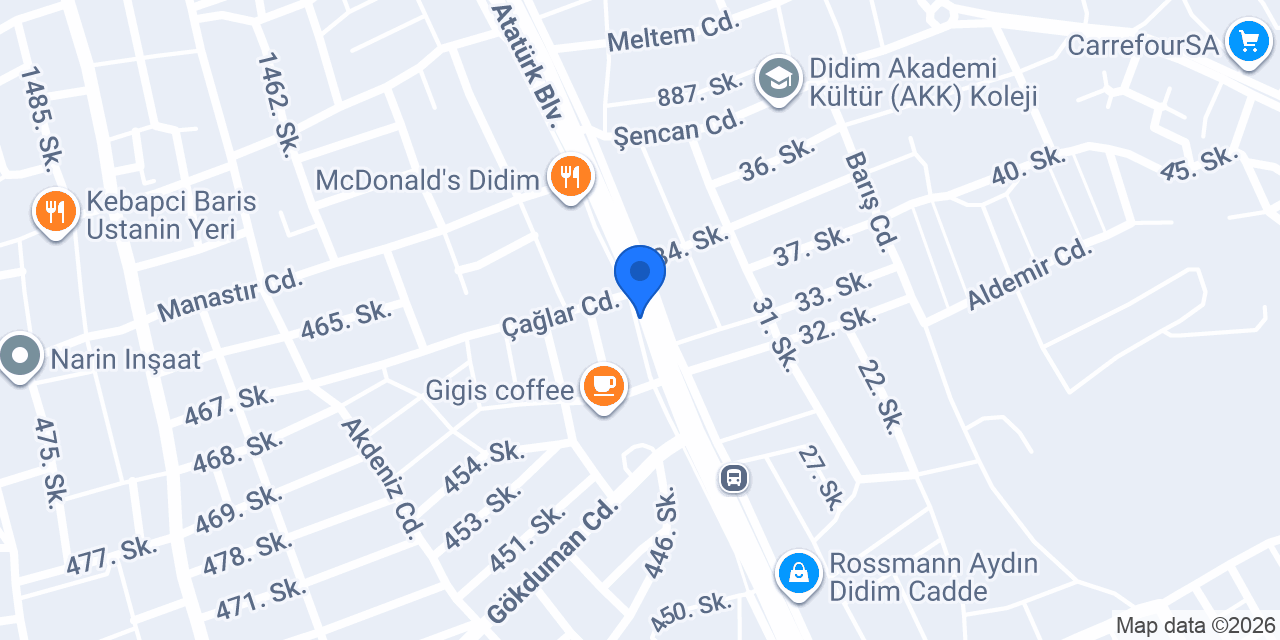 Cairo coffee didim konumu