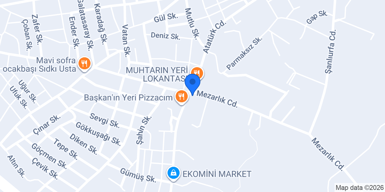 Ercan Av Bayii konumu