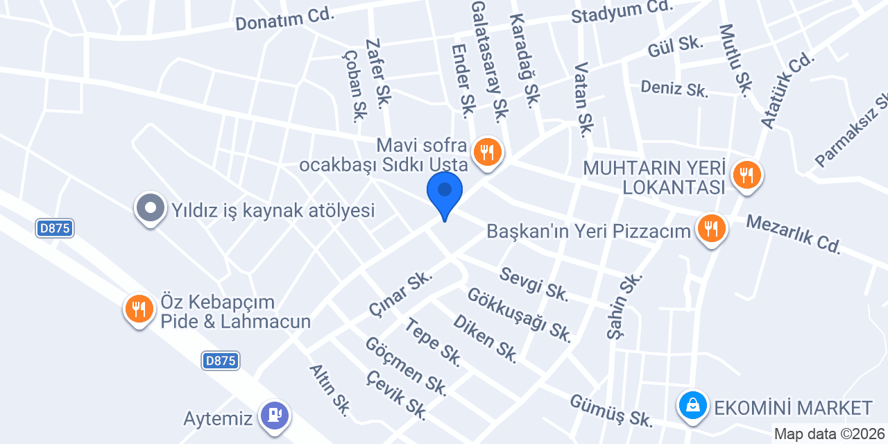 çelik mobilya konumu