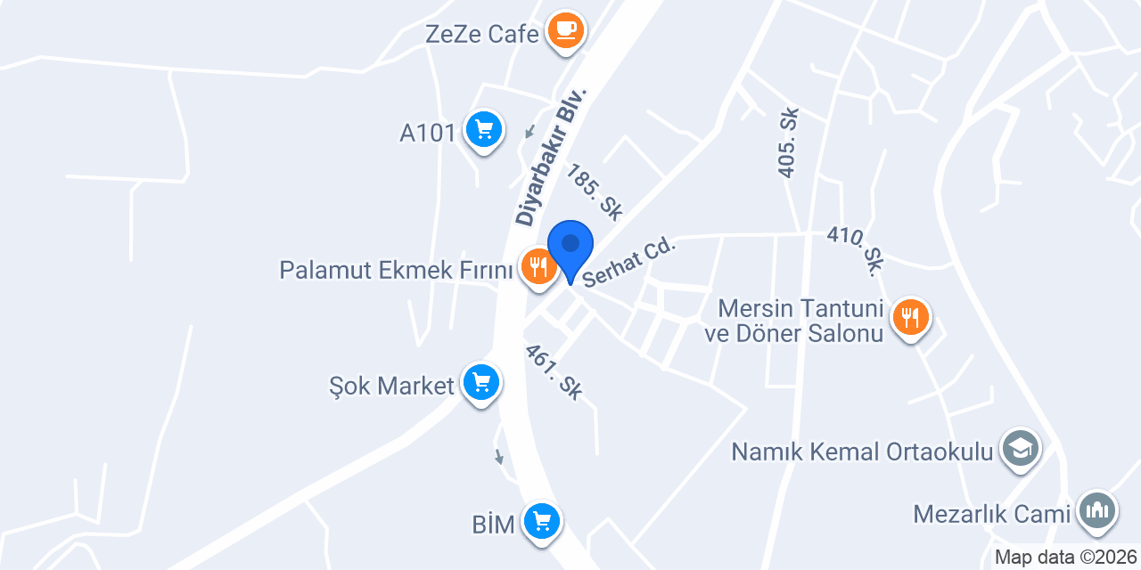 Güney Cafe konumu