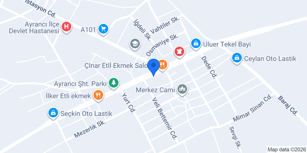 Çiçek Lokantası konumu