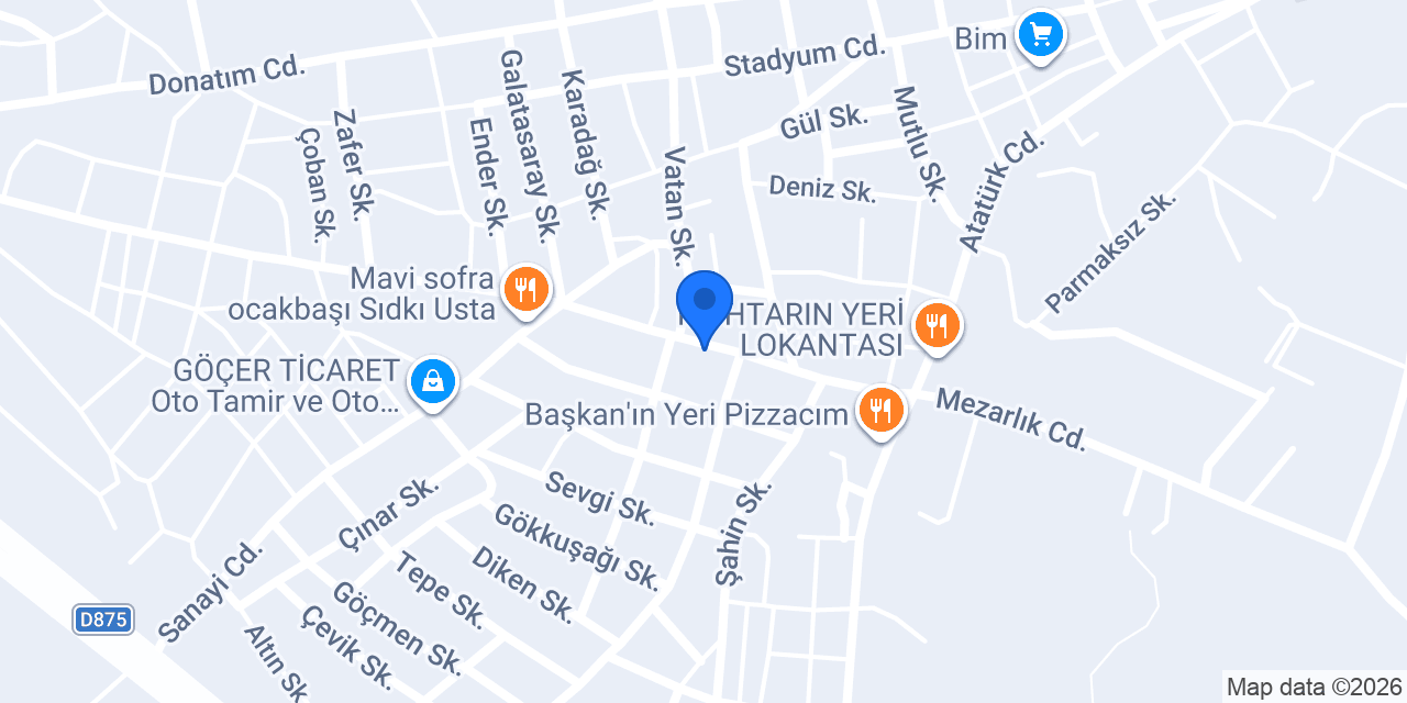 Yıldırım kuaför konumu