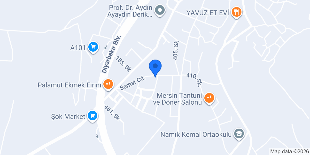 Özüçalışır Eczanesi konumu