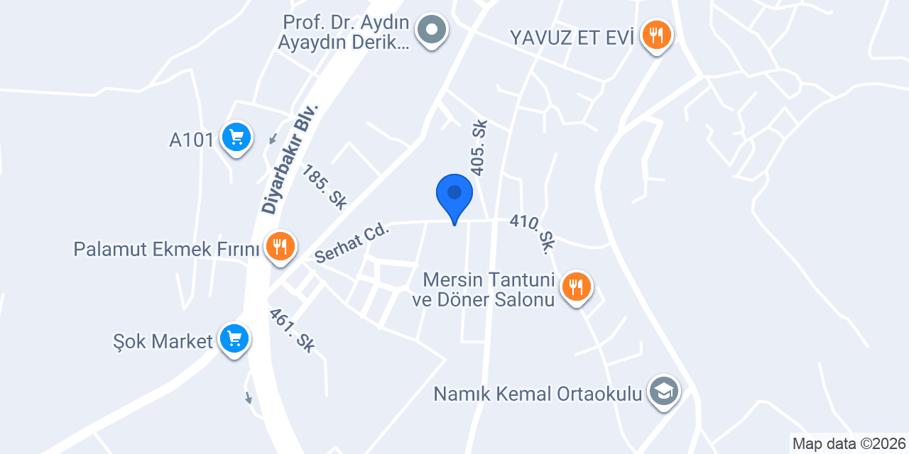 Derik İlçe Müftülüğü konumu