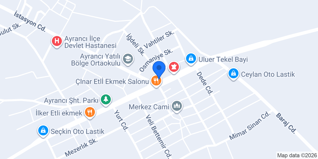 Ayrancı Halk Eğitim Merkezi konumu