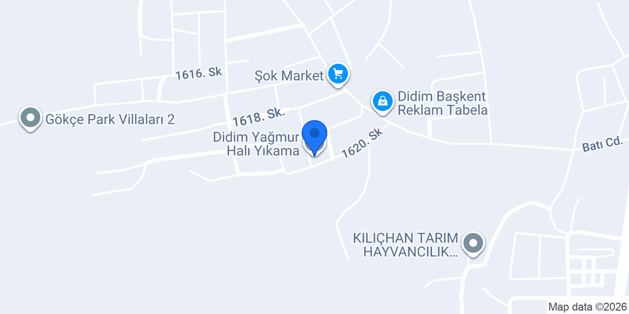 Didim Yağmur Halı Yıkama konumu