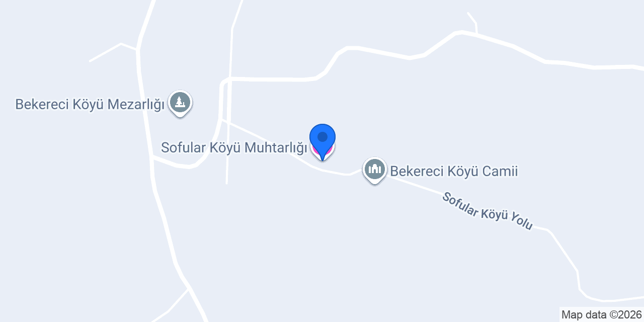 Sofular Köyü Muhtarlığı konumu