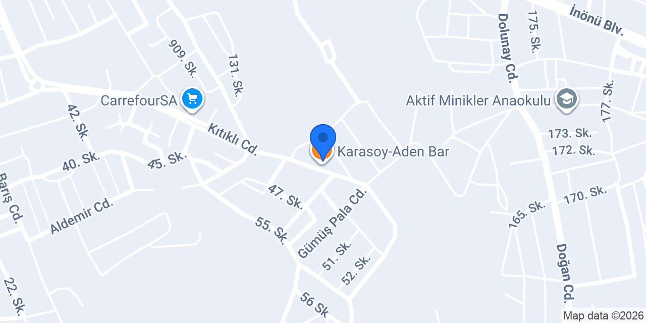Karasoy-Aden Bar konumu