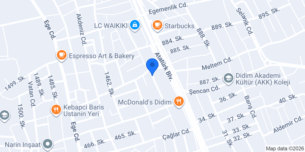 Didim Dıkabasa fastfood konumu