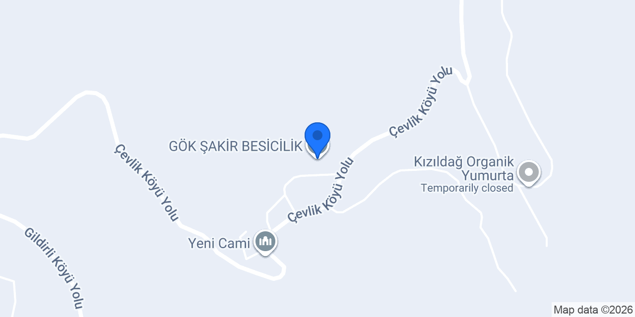 GÖK ŞAKİR BESİCİLİK konumu