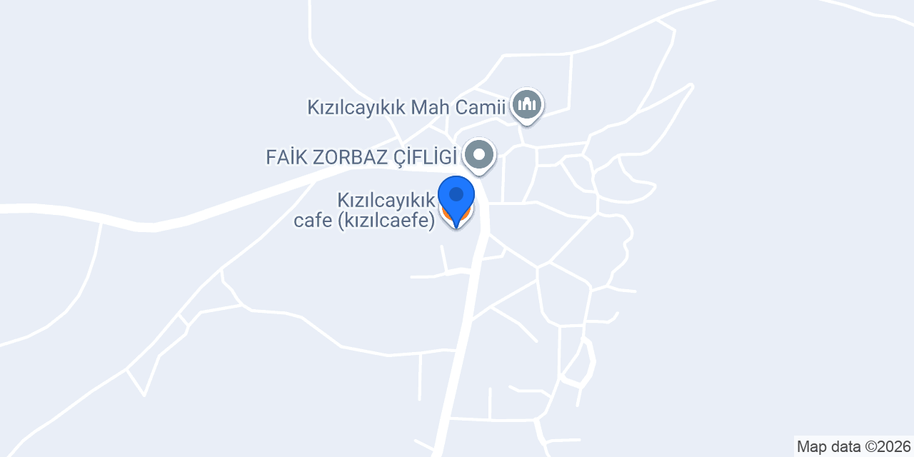 Kızılcayıkık cafe (kızılcaefe) konumu