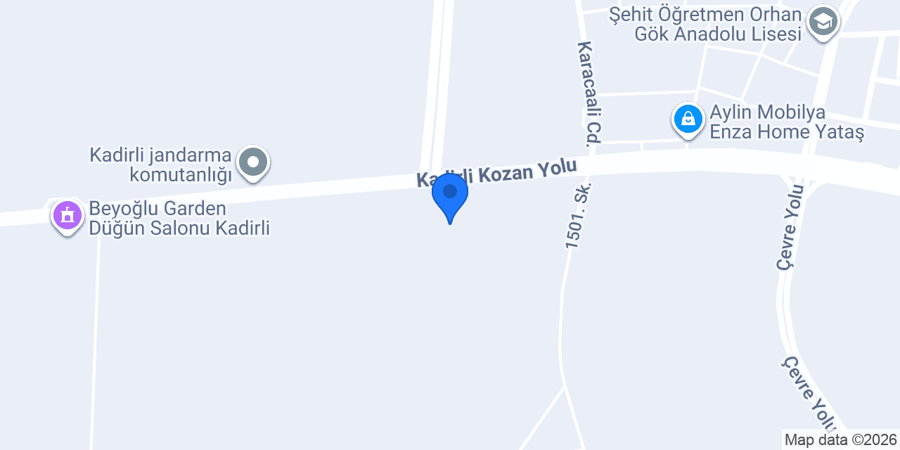 Kadron treyler konumu