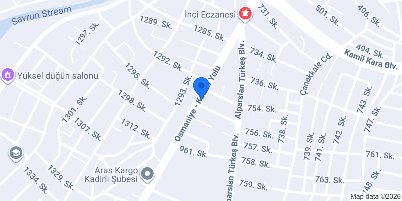 ÖZTÜRKMEN PASTANESİ konumu