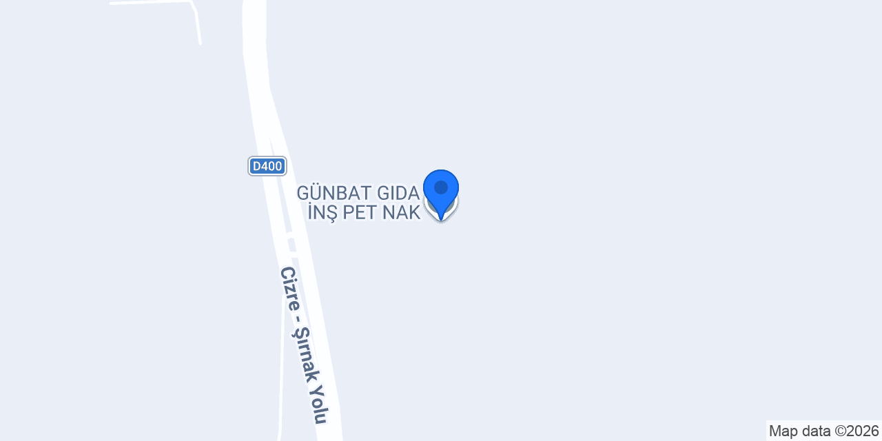GÜNBAT GIDA İNŞ PET NAK konumu