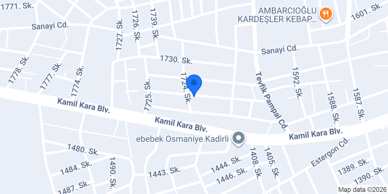 Buzpınar Yemekçilik konumu