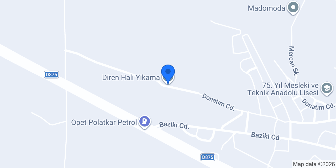 Diren Halı Yikama konumu