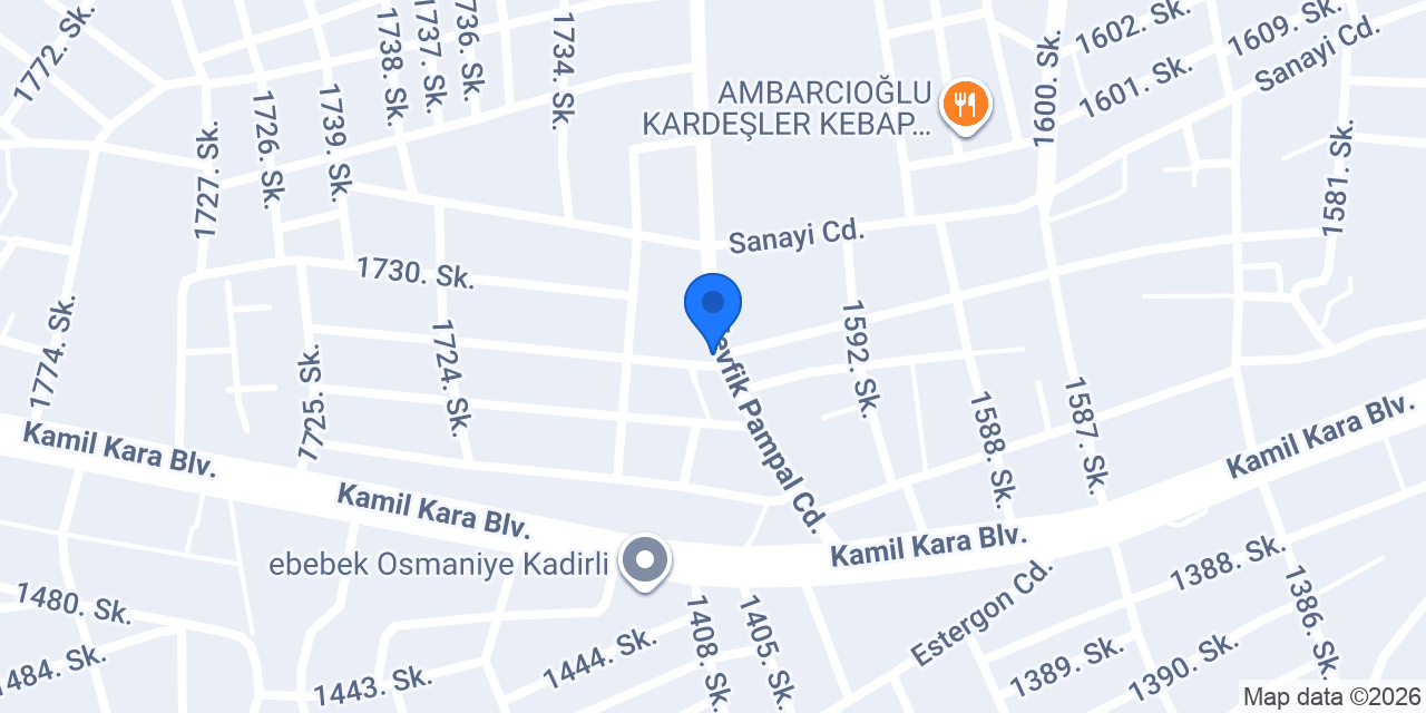 YALDIZ ELEKTRİK konumu