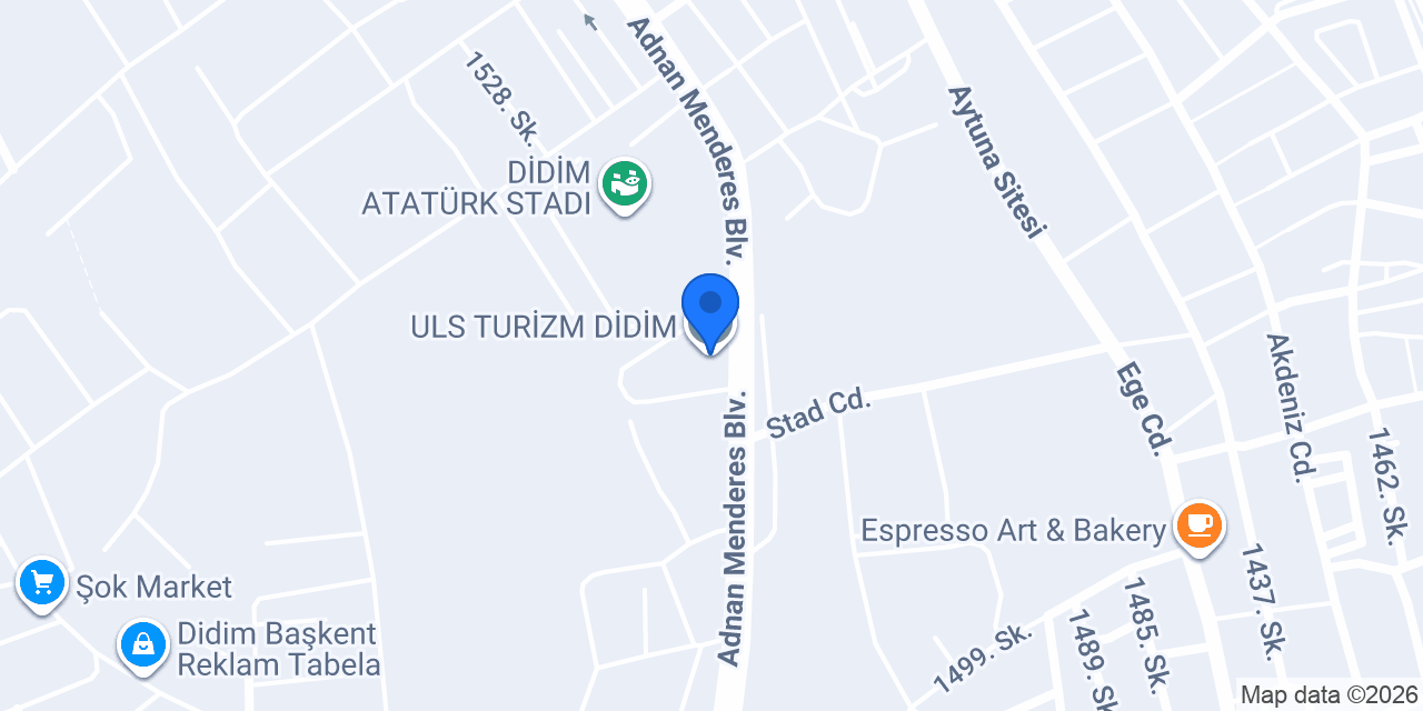ULS TURİZM DİDİM konumu