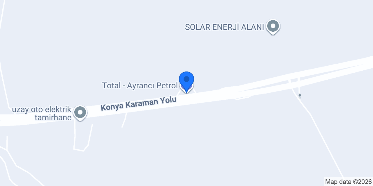 Total - Ayrancı Petrol konumu
