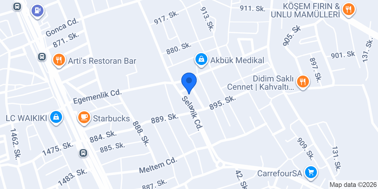 Derin Tekel Market konumu