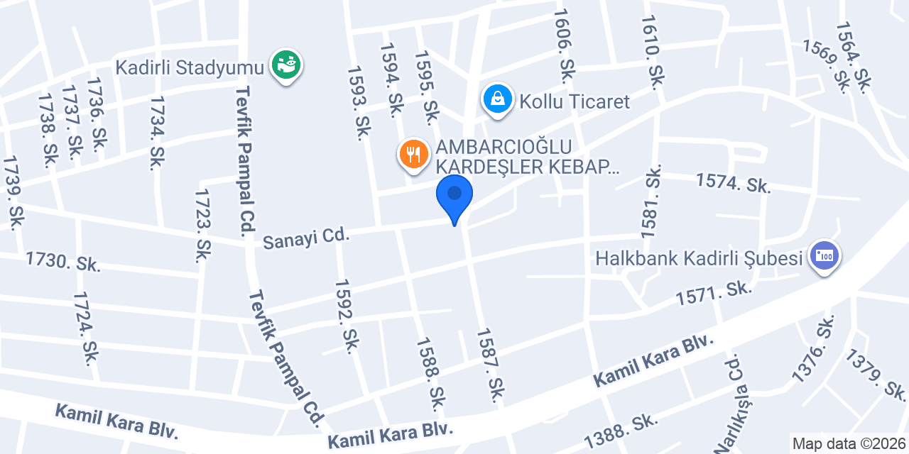 Hancer Ticaret konumu