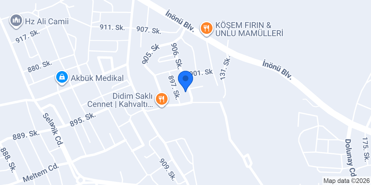 Didim Kiralık Ev (haftalık, aylık & yıllık) konumu