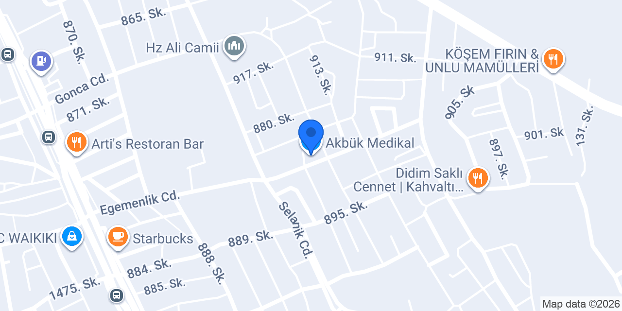Akbük Medikal konumu