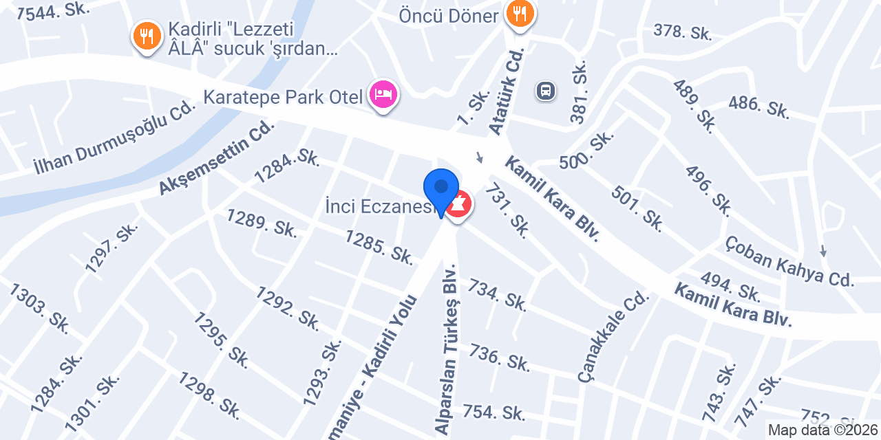 Yıldırım Eczanesi konumu