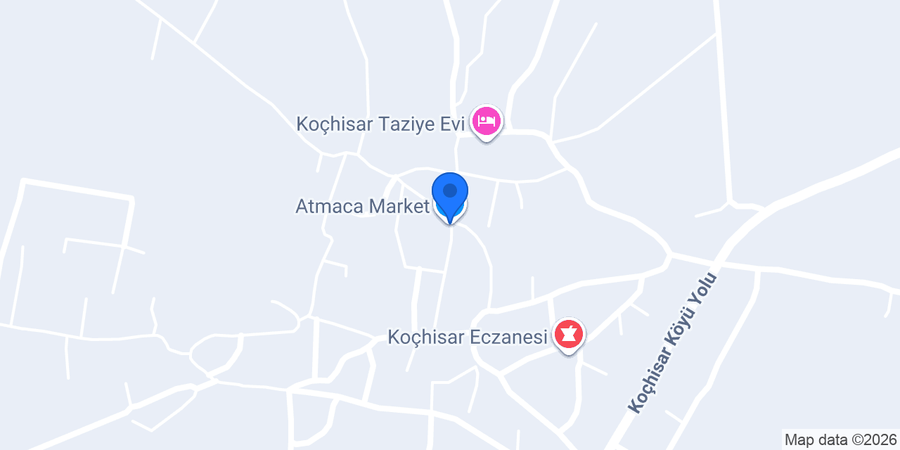 Atmaca Market konumu