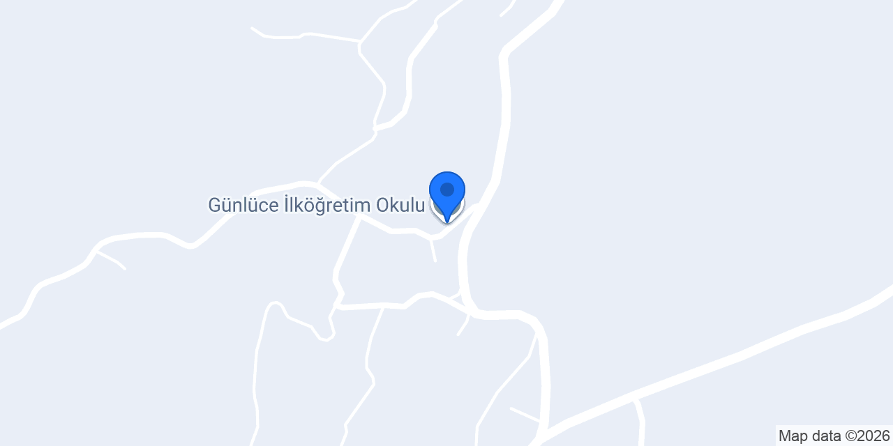 Günlüce İlköğretim Okulu konumu