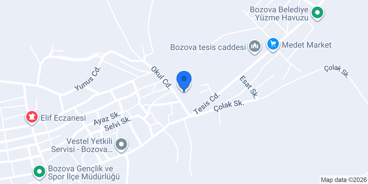 GSB BOZOVA GENÇLİK MERKEZİ konumu