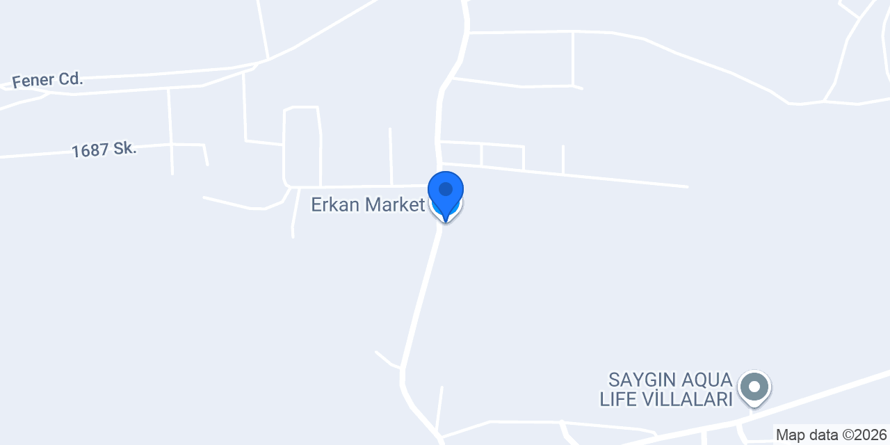 Erkan Market konumu