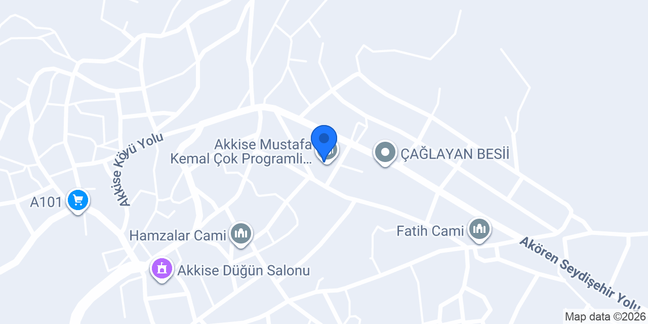 Akkise Mustafa Kemal Çok Programli Anadolu Lisesi konumu