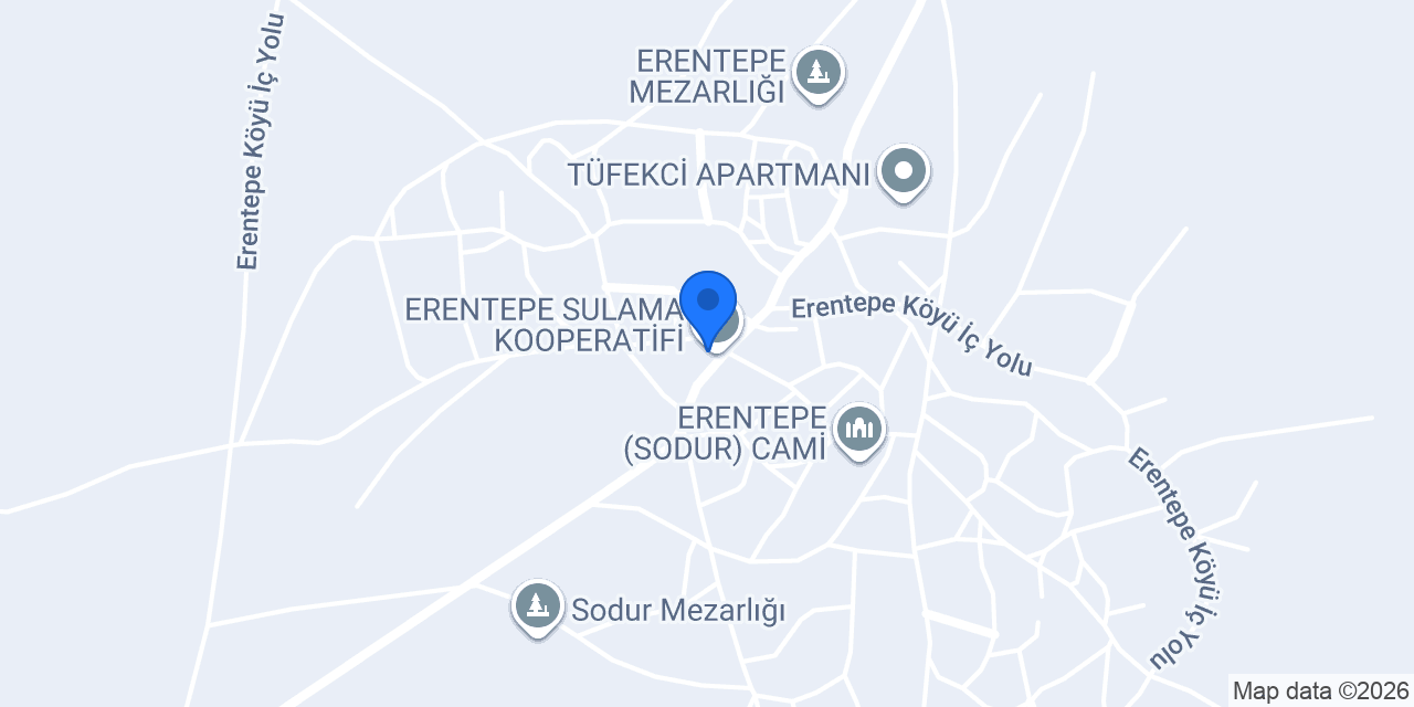 ERENTEPE SULAMA KOOPERATİFİ konumu