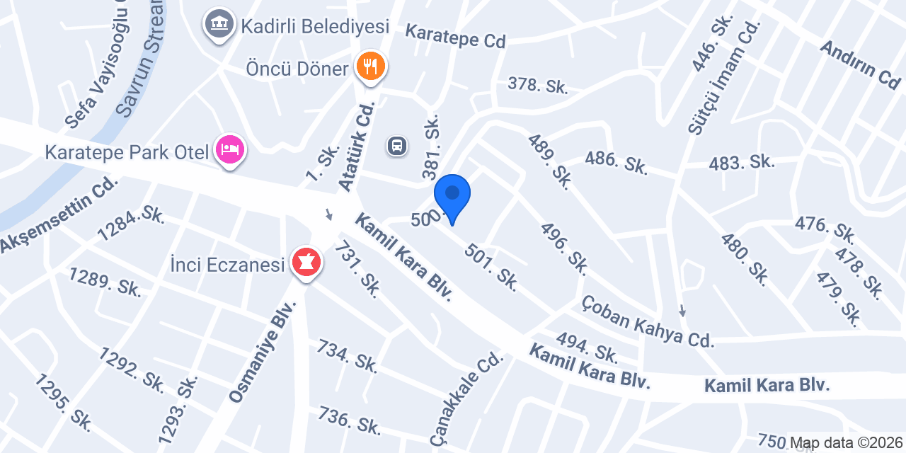 Derman veteriner kliniği konumu