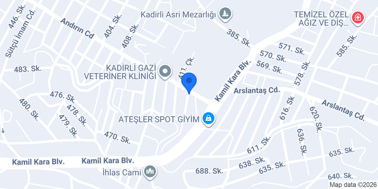 Hacı Cinkara Salon HC konumu