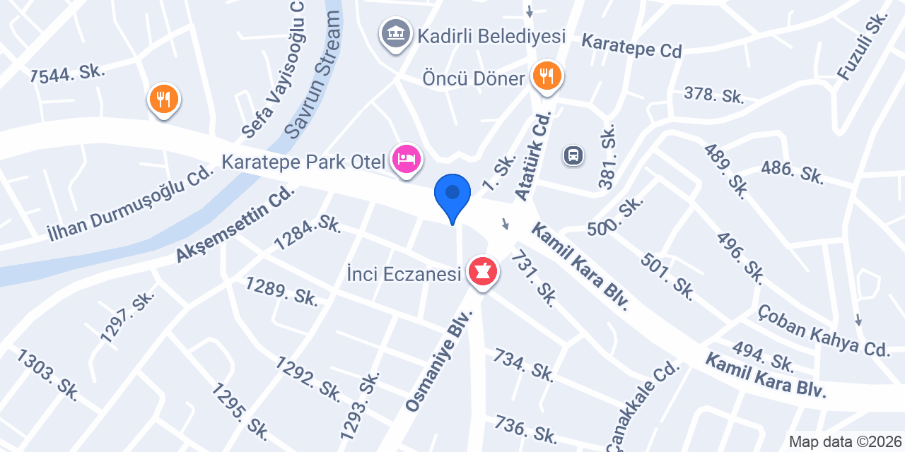 Kıran Yapı İnşaat konumu