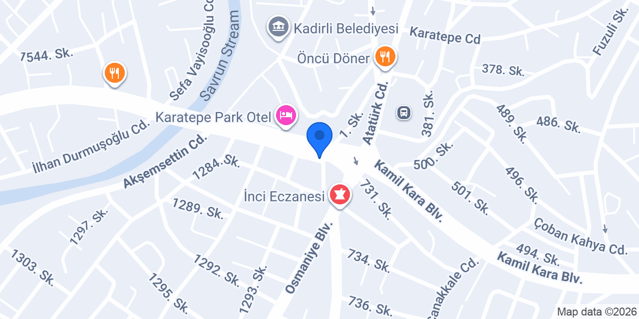 Diyetisyen Eda TEMİZ konumu