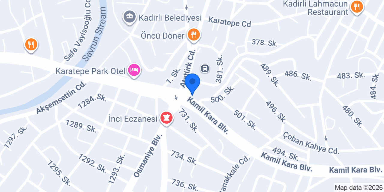 Kara Eczanesi konumu