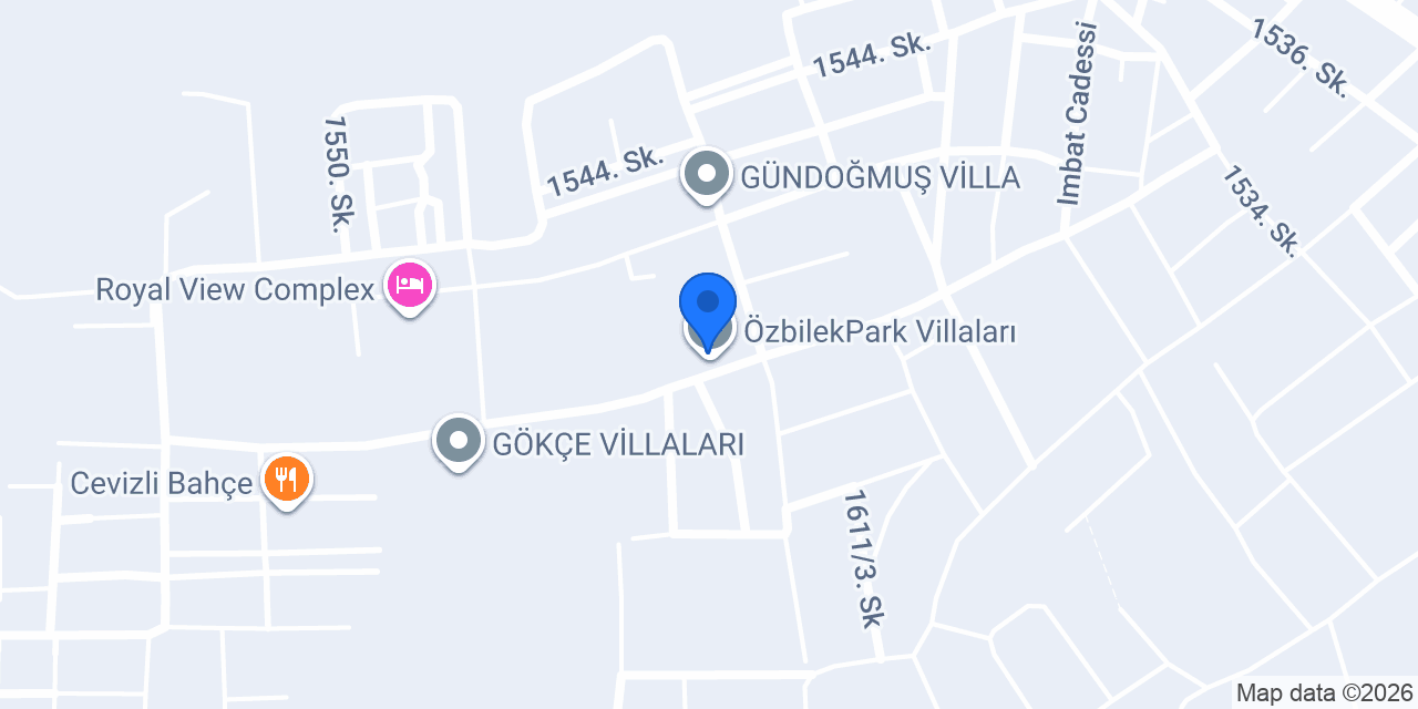 ÖzbilekPark Villaları konumu