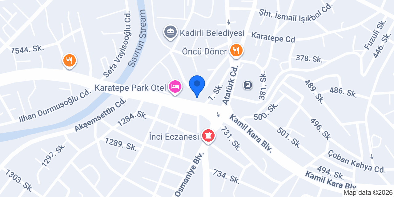 Adakli Ocakbaşi konumu