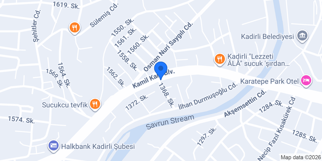 Yaşar Yapı Market konumu
